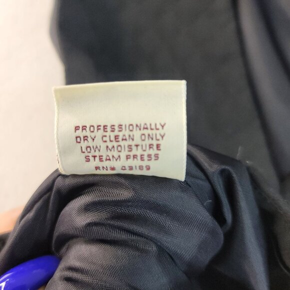 Quilted Floral Vest Size 12 Susan Bristol Winter Rose Black USA Button Deadstock - Picture 6 of 9